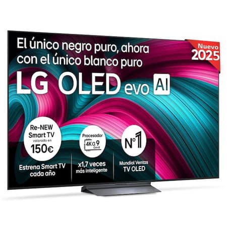 Detalle de LG OLED evo AI C5 (OLED77C55LA) Smart TV 77" 4K 2025