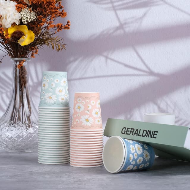 Detalle 2 de Lamosi 3 oz Paper Cups 300 Pack 🥤