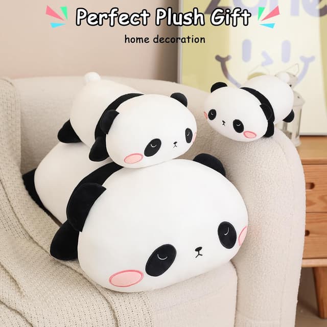 Detalle de SQEQE Weighted Panda Plush 23.6 inch