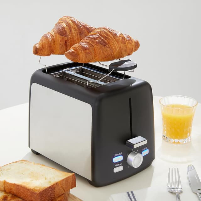 Thumbnail 4 de Amazon Basics 2‑Scheiben Toaster 800W 🍞