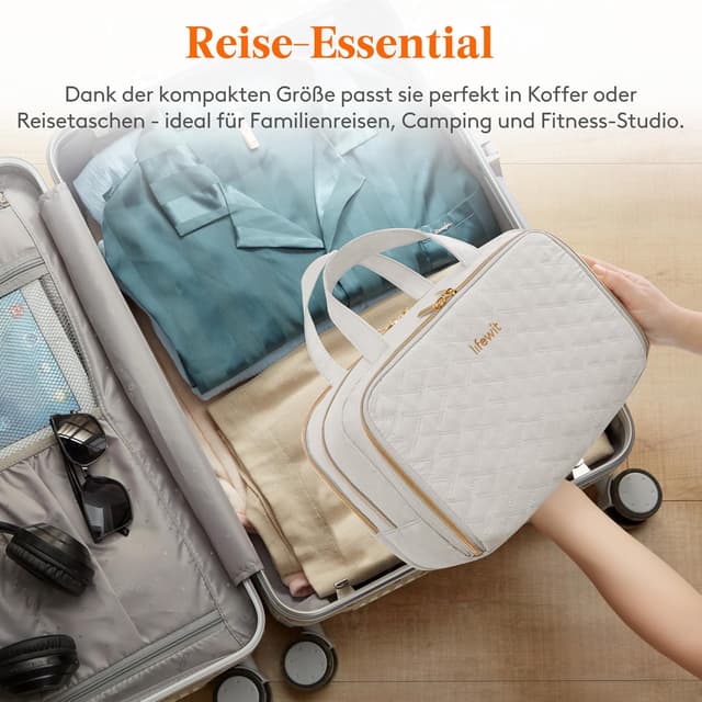 Thumbnail 6 de Lifewit Reise Kulturtasche 10 L, hellgrau