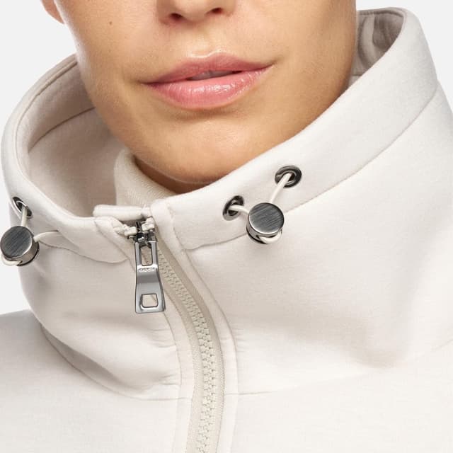 Detalle 2 de Geox Damen W Sweater Zip Sweater 1er Pack