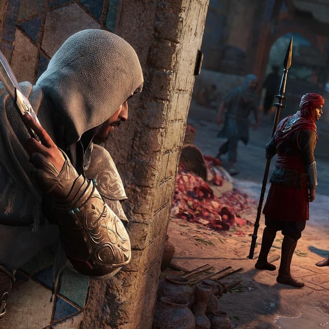 Detalle de Assassin’s Creed Mirage Ita PS4: avventura stealth ad Alamut e Bagdad, in italiano