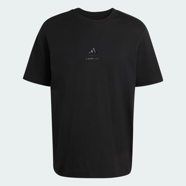 Detalle de Camiseta estampada adidas Les Mills Mind Body (negra)