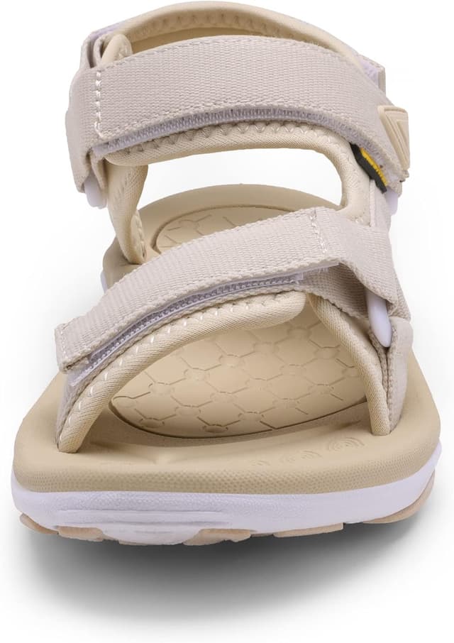 Detalle de DREAM PAIRS Damen-Sandalen für Sommer mit TPR-Laufsohle und EVA-Zwischensohle