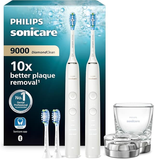 Imagen de Philips Sonicare DiamondClean 9000 Pack 💎 Cepillo Eléctrico Dual en OfertitasTOP