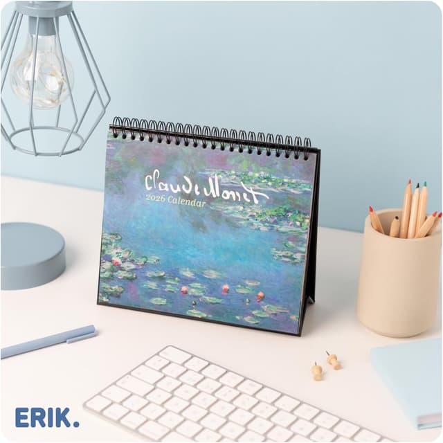 Thumbnail 4 de Grupo Erik Calendario sobremesa Monet 2026 — 19,5x16,5 cm 📚