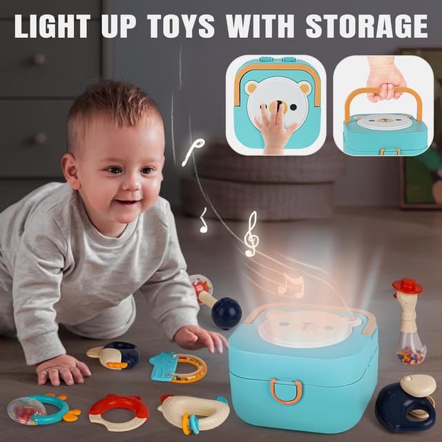 Thumbnail 5 de Baby Toys 0-6 Months Rattles Sensory Teething Toys