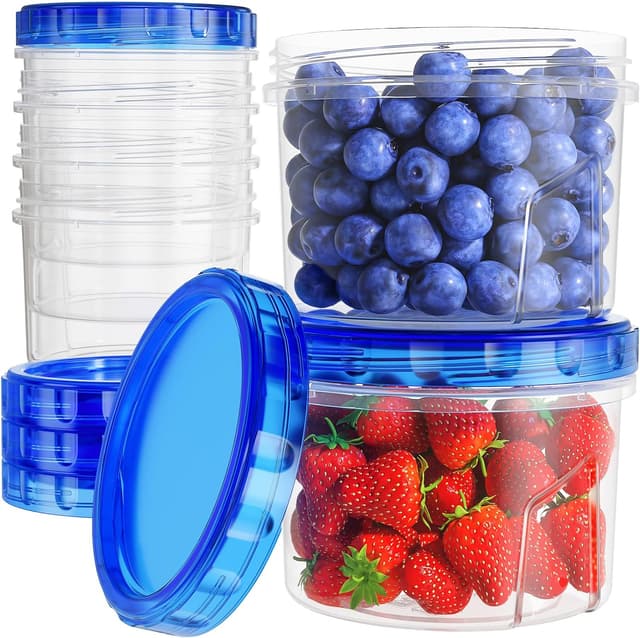 Detalle de Freezer Storage Containers 16 oz meal prep containers 🥣
