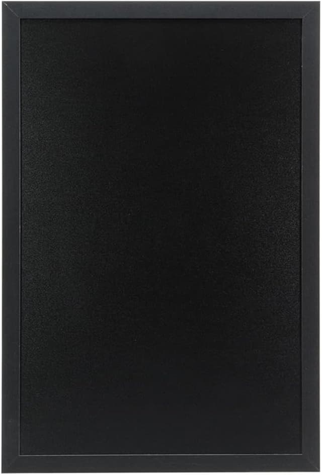 Detalle de SECURIT Woody Pizarra Doble Cara 40x60 cm con Tiza Líquida 📝