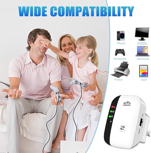 Thumbnail 6 de WLAN Repeater WiFi Booster 2,4 GHz 300 Mbps