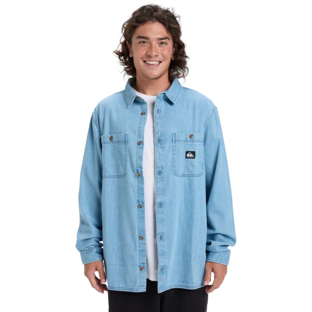 Detalle de Quiksilver Bozeman Denim, camisa de hombre