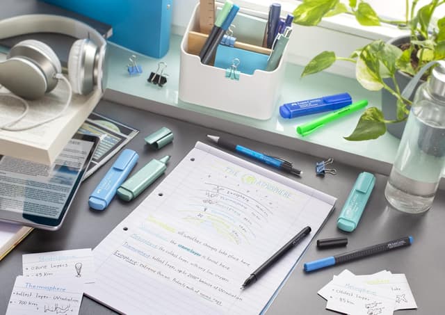 Thumbnail 6 de Faber-Castell Grip Finepen Office 151691 ✏️ Set de 10 rotuladores finos