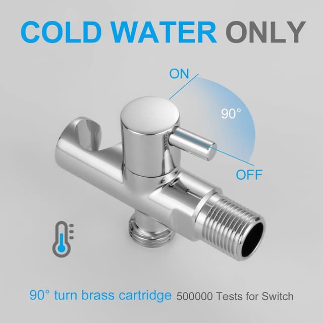 Detalle de Ibergrif M22015R doccetta per bidet con miscelatore, supporto e flessibile in finitura cromo