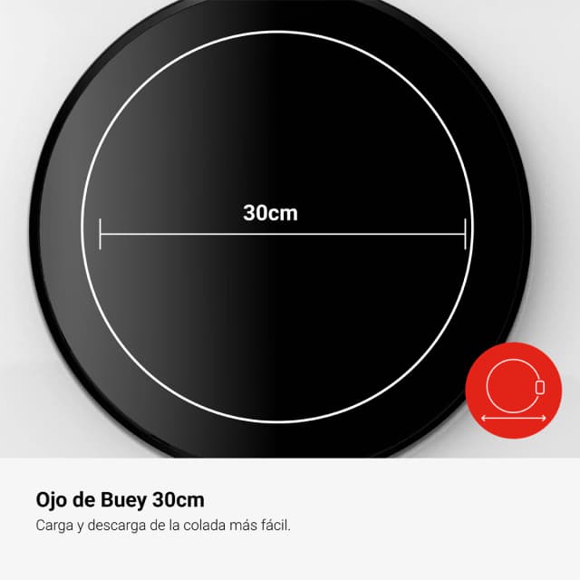 Detalle 2 de Fagor 3FE-9712 Lavadora 9 kg, 1.400 rpm