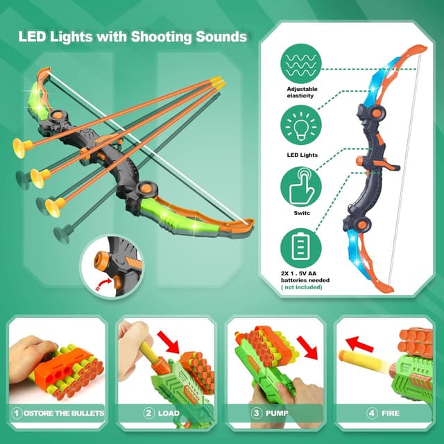 Thumbnail 2 de SpringFlower LED Bow and Arrow Set