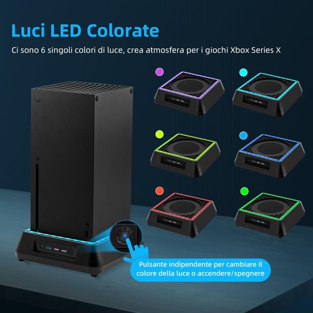 Thumbnail 4 de Tolesum Ventola Raffreddamento Xbox Series X 3 livelli