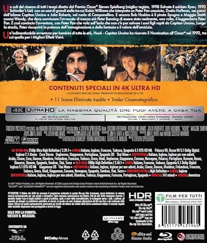 Thumbnail 1 de Eagle Pictures Hook Capitan Uncino 4K