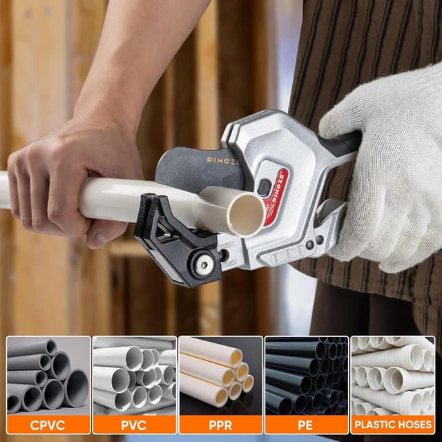 Thumbnail 6 de Pinoze tagliatubi in PVC con lama SK5 e taglio regolabile fino a 63 mm (3 velocità)