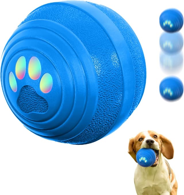 Detalle de BIRDTOBR balle chien interactive E-TPU rechargeable en Type C, 3 modes
