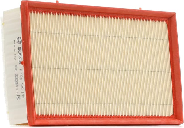 Detalle de Bosch S0698 car air filter for cleaner intake air and particle separation