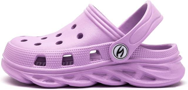 Detalle de HOBIBEAR Classic Graphic Garden Clogs Slip-On Water Shoes for Kids (Toddler–Big Kids)