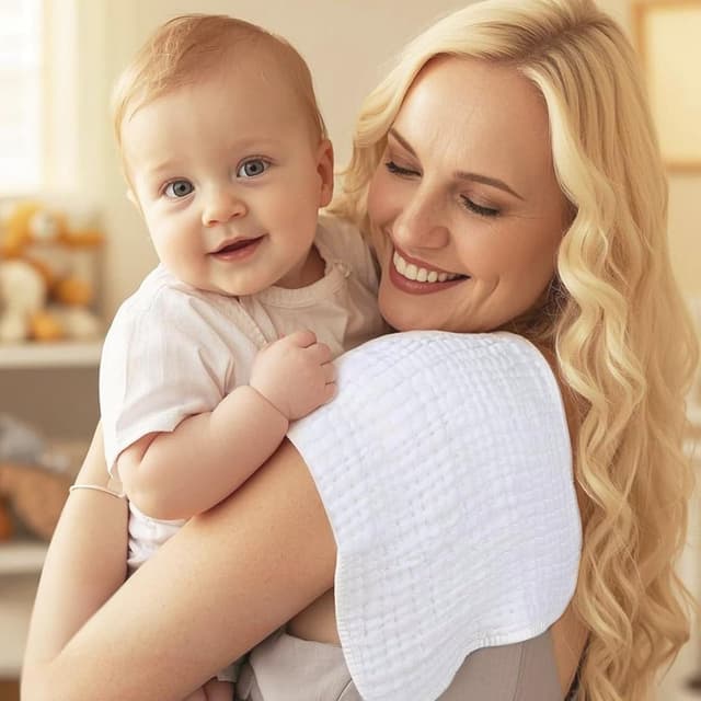 Detalle 2 de Baby Muslin Squares 50x25cm 6-Pack muslin cloths 🧣