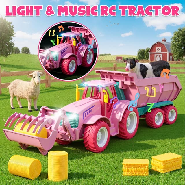 Detalle 2 de Funwee RC Farm Tractor Toy 2.4GHz