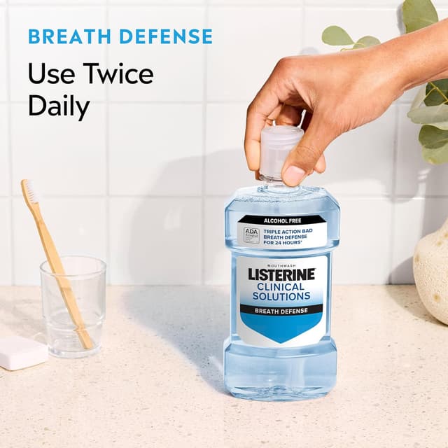 Thumbnail 4 de Listerine Clinical Solutions Breath Defense 1 L 🦷