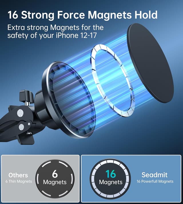 Thumbnail 3 de Seadmit Magnet Handyhalterung Auto