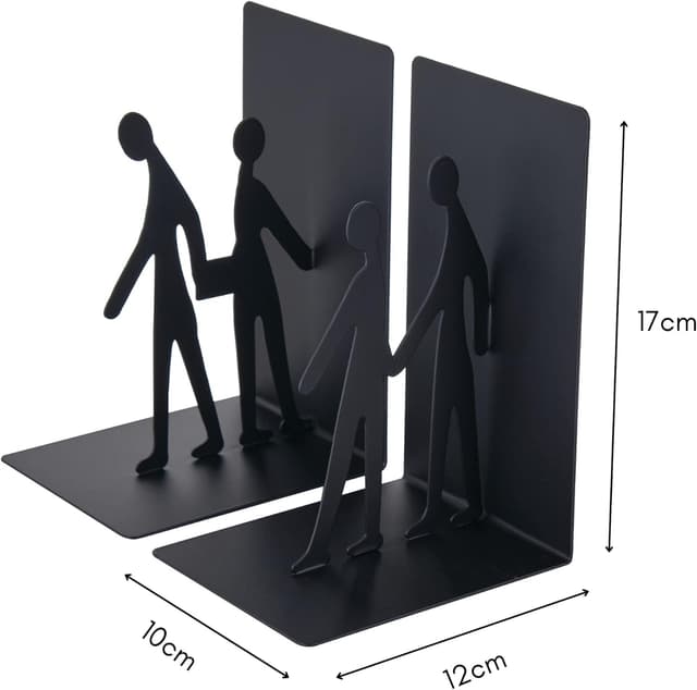 Detalle 2 de Baroni Home fermalibri da mensola 12x10x17 cm