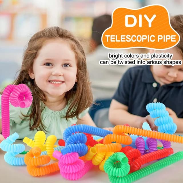Thumbnail 6 de XIMISHOP 24 Pack bendable sensory tubes