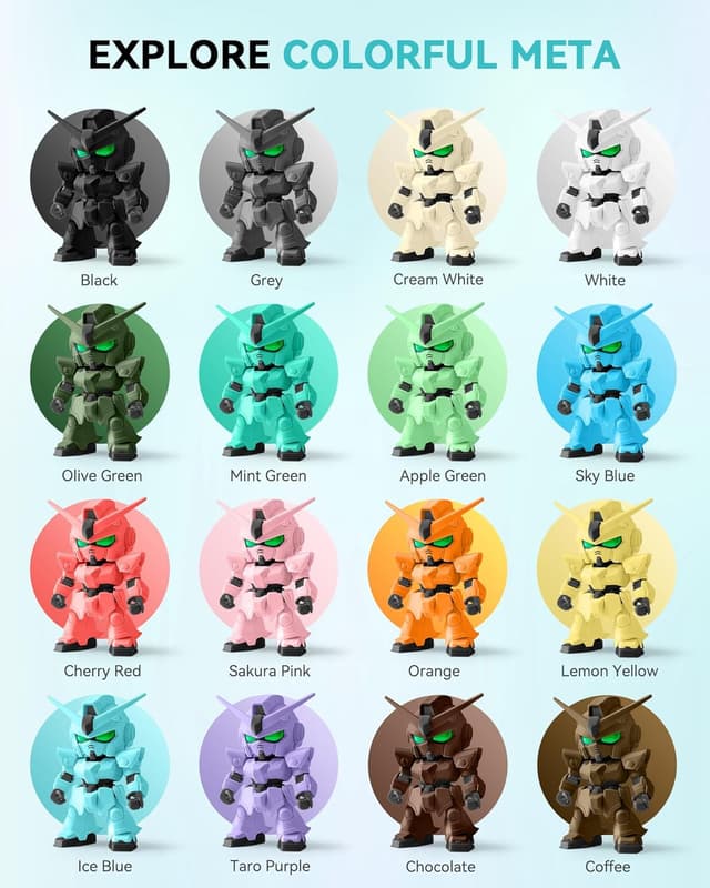 Thumbnail 4 de SUNLU Macaron PLA Meta Filament 1kg spool