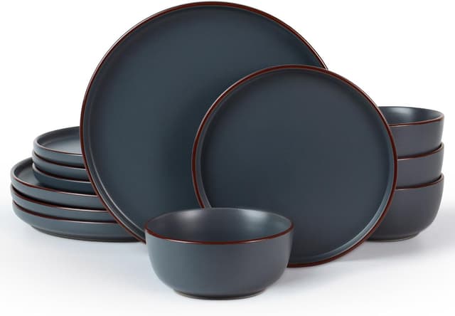 Detalle de Famiware Mercury 12-piece dinnerware set 🍽