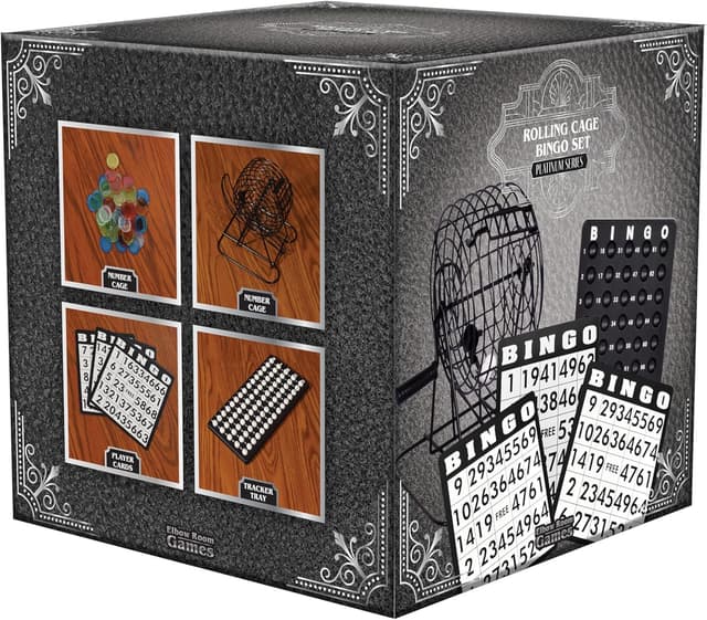Thumbnail 6 de Elbow Room Games Rolling Cage Bingo Set 🎲