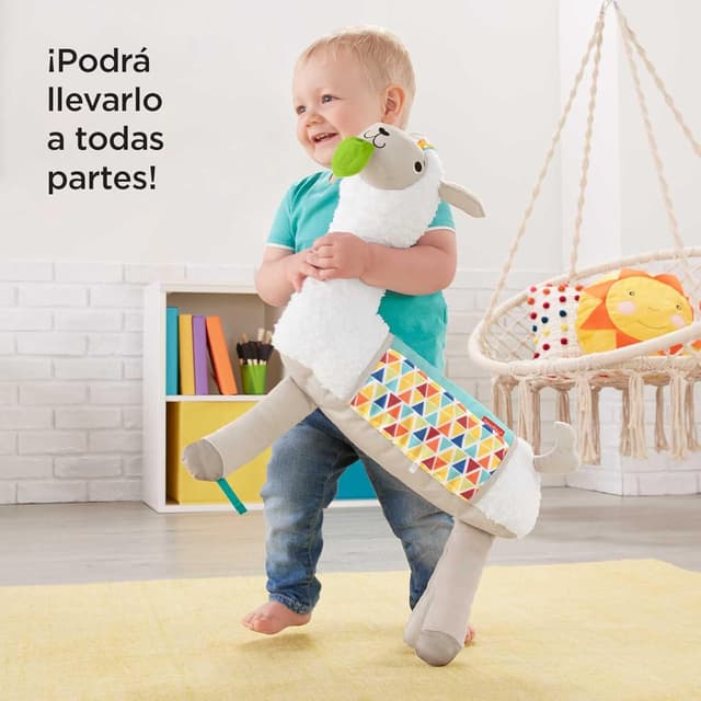 Detalle 2 de Fisher-Price Llama crece conmigo cojín sensorial