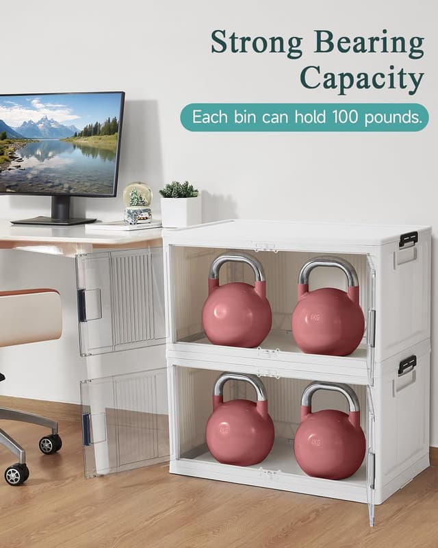 Detalle 1 de OlarHike 97QT Stackable Storage Bin