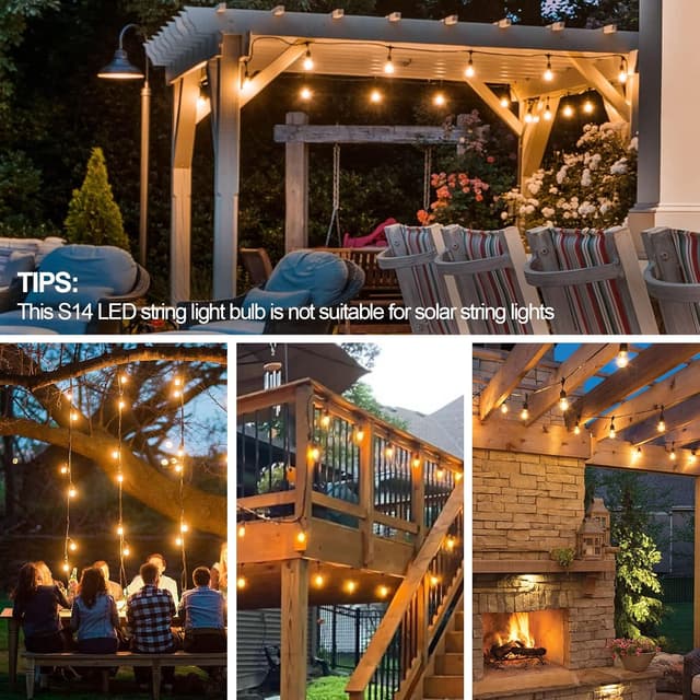 Detalle 1 de LangPlus+ 2 W LED Edison S14 E27