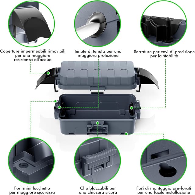 Thumbnail 4 de RESTMO Scatola per Cavi IP55 15x8,1x4,5cm