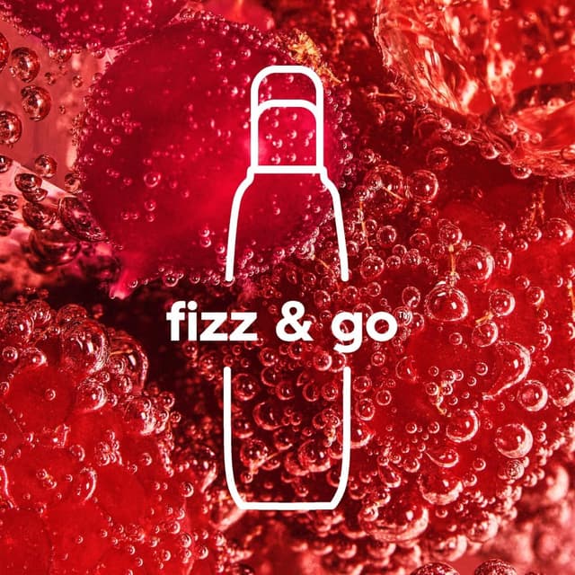 Detalle 2 de SodaStream Fizz & Go Cool Edelstahl 0,9 l doppelwandige Sprudelgetränkeflasche (Papaya)
