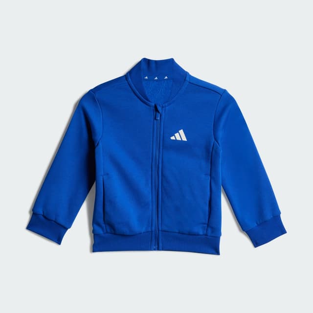 Detalle 2 de Adidas Chándal Seasonal Essentials Adiraptor Fleece Kids azul