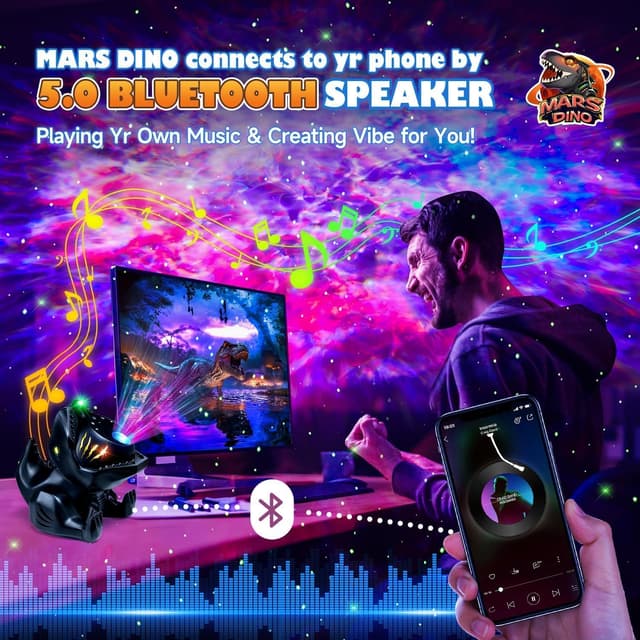 Detalle de One Fire Dinosaurier Sternenhimmel Projektor Kinder