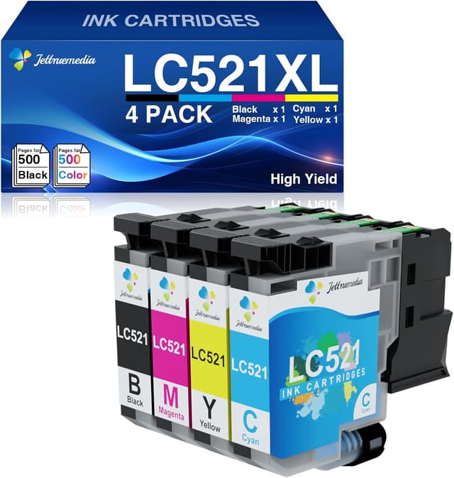 Detalle de LC3219XL kompatible Tintenpatronen für Brother (8er-Pack) – passend für MFC-J5330dw & mehr