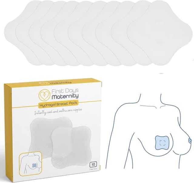 Detalle de First Days Maternity pads idrogel, 10 paia