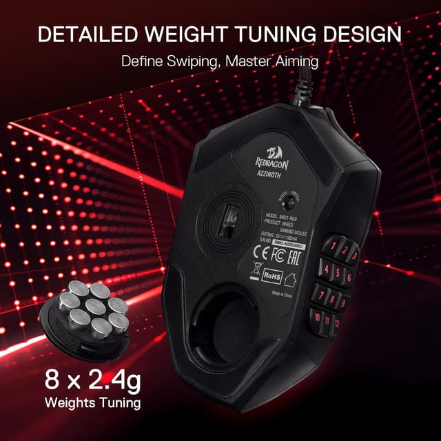 Thumbnail 5 de Redragon M921 Souris MMO 12400 DPI filaire