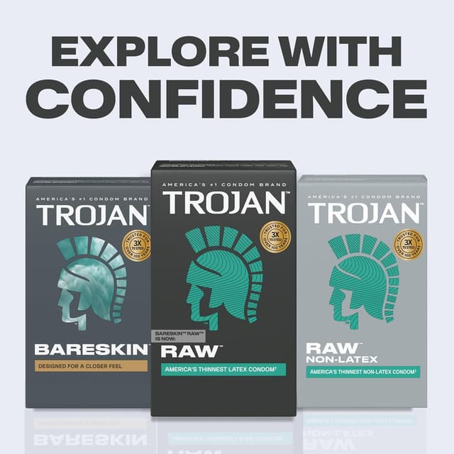Thumbnail 6 de TROJAN BareSkin Raw Ultra Thin Condoms 24 🛡