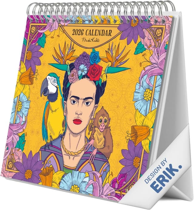Imagen de Grupo Erik Frida Kahlo Desk Calendar 2026 📅 en OfertitasTOP