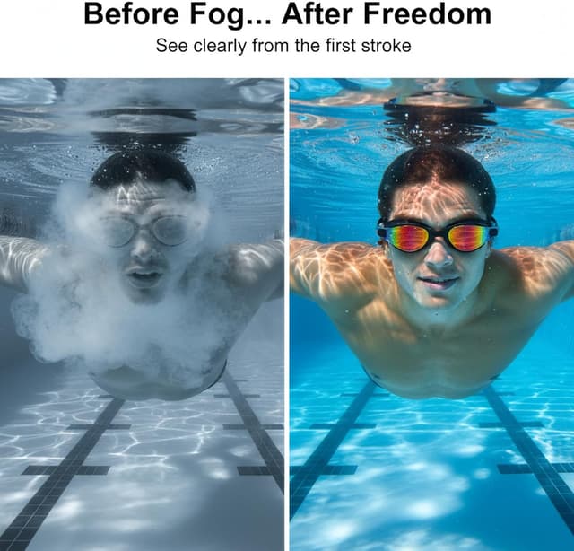 Detalle de Seaflar occhialini piscina antiappannamento UV