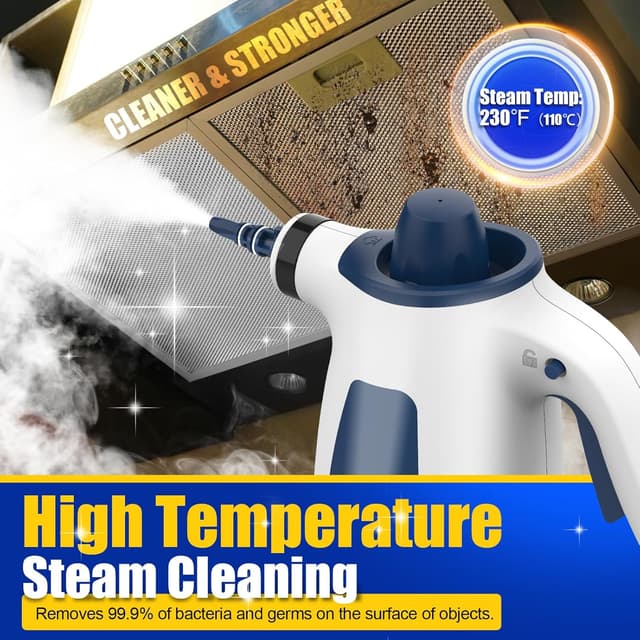 Detalle 2 de Hand Held Steam Cleaner 1050W with 12 accessories
