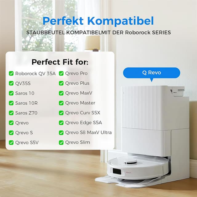 Thumbnail 1 de Roborock Staubbeutel S8 MaxV Ultra 14 Stück